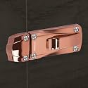 Plantex Heavy Duty Door Stopper/Door Latch for Main Door/Baby Latch Lock for Home and Office Doors - Pack of 1 (205 - Rose Gold)