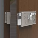 Plantex Heavy Duty Night Latch Door Lock with Key &amp; Knob for Main Door/Inside Opening for Home,Hotel,Office - Pack of 1 (Matt)