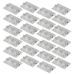 plantex door hinges 3 inch x 16 gauge15 mm thicknesshinges for main doorbutt hinge for homeofficehotelsoft movement hinges - pack of 24 satin matt