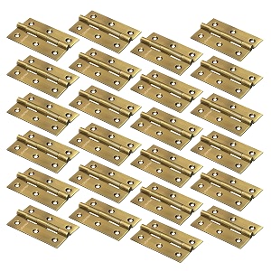 plantex heavy duty stainless steel door butt hinges 3 inch x 16 gauge15 mm thickness homeofficehotel for main doorwoodenbedroomkitchenkabza - pack of 24 brass antique