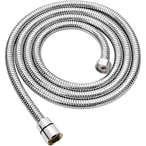 plantex hose pipe for toilet304 grade stainless steel health faucet pipehand shower pipeshower hose pipe - pack of 1 rose gold 100x2 cm