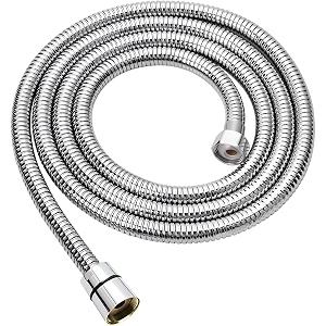 plantex stainless steel jet spray pipe for toilethealth faucet pipe1 meter hose pipe for toilet- pack of 1 chrome