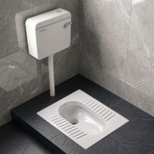 Plantex Indian Toilet with Flush Tank Ceramic
