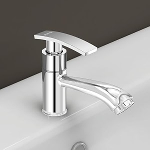 plantex long neck pillar tap for wash basin with brass spindlewash basin taps for homesingle lever water tap with teflon tapebathroom tapssamar-chrome