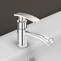 Plantex Long Neck Pillar Tap for Wash Basin with Brass Spindle/Wash Basin Taps for Home/Single Lever Water Tap with Teflon Tape/Bathroom Taps(Samar-Chrome)