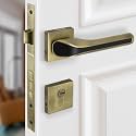 Plantex Main Door Lock for Home with 3 Years of Warranty/Mortise Locks for Door - Main Door Lock Set (PT-007- Brass Antique - Black)