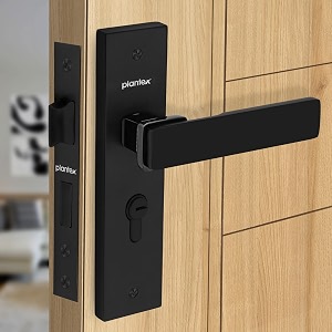 plantex main door lockmortise lock for door6-lever lock mechanism with 3 years of warranty - robust door lock for home with brass lock body amp cylinder8116 - dc-black amp z-black