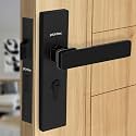 Plantex Main Door Lock/Mortise Lock for Door/6-Lever Lock Mechanism with 3 Years of Warranty - Robust Door Lock for Home with Brass Lock Body &amp; Cylinder(8116 - DC-Black &amp; Z-Black)