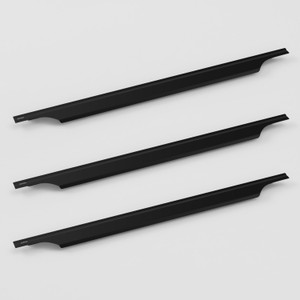 plantex modular drawer handlecabinet drawer handle24 inch handle aluminium cabinetdrawer handle black pack of 3