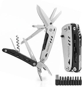 plantex multitool pliers with screwdriver bit set  sheathedc pocket hand tool multi utility plier