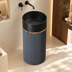 Plantex Pedestal Wash Basin Acrylic Resin