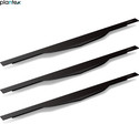 Plantex Pull-Push Handle for Kitchen Cabinet/24 Inch For Drawer Handle Aluminium Cabinet/Drawer Handle (Black Pack of 3)