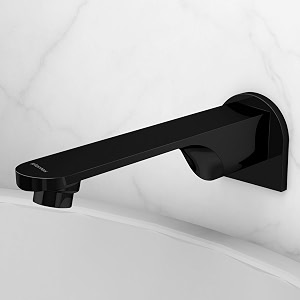 plantex pure brass bath tub spoutsingle lever spouthigh flow tap for bathroomkitchen  black