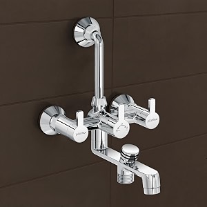 plantex brass wall mixer for bathroom 3 in 1l-bend connector for overheadhand showerspout mixer tapmixture tap for bathroom with 7-year manufacturer39s warranty-flo-819 chrome