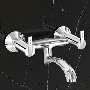 plantex pure brass wall mixer non telephonicmixer tap for bathroom with brass wall flange amp teflon tapebathroom mixer tap-aq-1416-mirror chrome