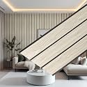 Plantex PVC Panels for Home &amp; Office Interiors/Fluted Wall Panel 10 Feet