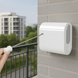 plantex retractable single row clotheslineindoor - outdoor clotheslinelockable cloths line - approx 41 meter 1345 ft - 20 kg capacity white