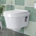 Plantex Ceramic Wall Hung Smart Commode with Foot Sensor