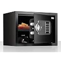 Plantex 23 Litre Safe Locker for Home/Electronic Safety Locker with Master & User PIN Code Access with Emergency Key/Hotel Safe Box/2 Years Warranty By Plantex - Black