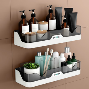 Plantex Self-Adhesive Bathroom Shelf for Wall Multi-Purpose