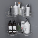 Plantex Self-Adhesive Corner Shelf for BathroomRack ShelfWithout