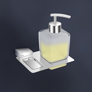 plantex smero pure brass made hand wash holder for wash basinliquid soap dispensershampoo dispenser - arrete chrome
