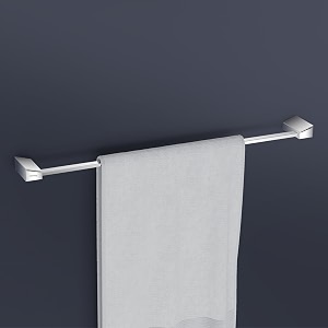 plantex smero pure brass towel hanger for bathroomsingle towel rodtowel barbathroom accessories - arrete 24 inch-chrome