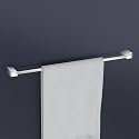 Plantex Smero Pure Brass Towel Hanger for Bathroom/Single Towel Rod/Towel Bar/Bathroom Accessories - Arrete (24 Inch-Chrome)
