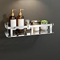 Plantex Stainless Steel 304 Grade Shelf for Bathroom/Storage Organizer for Bathroom/Kitchen Rack - Bathroom Accessories - Pack of 1 (12x5 Inch, Chrome)