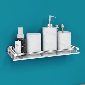 Plantex Stainless Steel Bathroom Shelf Kitchen Shelf