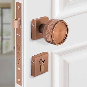 plantex stainless steel door lockheavy duty main door knob lock with 3 keysmortise door lock for homeofficehotel with 3 years warrantypvd rose gold