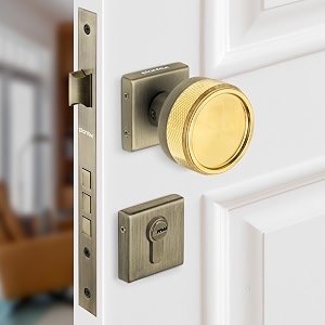 plantex stainless steel door lockheavy duty main door knob lock with 3 keysmortise door lock for homeofficehotel-pvd goldampba