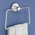 Plantex Stainless Steel Towel Ring for Wash Basin/Towel Hanger for Bathroom/Napkin Hanger/Napkin Ring/Bathroom Accessories (Chrome - Trapezium)