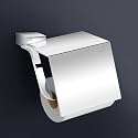 Plantex Super Brass Toilet Roll Holder for Bathroom/Tissue Roll Holder for Washroom/Toilet Paper Holder for Bathroom Accessories - Arrete (Chrome)