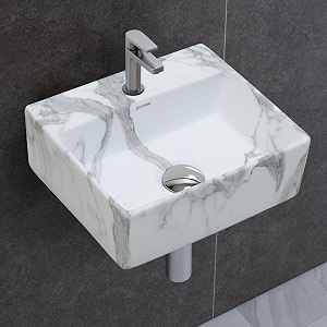 plantex tabletop wash basin for bathroomdesigner ceramic basinrectangle countertop wash basinhomeoffice 13 x 115 x 5 inch