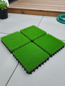 Plantex Tiles for Floor-High Density Grass Carpet Tiles for Garden (1213-Pack of 6) Matt Natural (Interlocking Tile, Pack of 6)