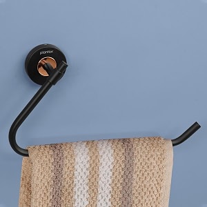 plantex towel hanger for bathroomsolid brass amp ss-304 grade napkin holder for wash basinnapkin hangerkitchenbathroom accessories - matt black amp rose gold