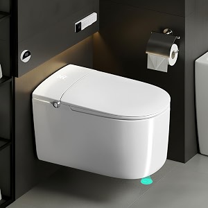 Plantex Wall Hung Smart Commode Ceramic Commode