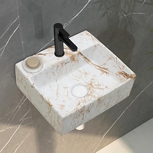 plantex wall mount washbasin for bathroomdesigner ceramic basinrectangle tabletop wash basinhomeoffice 13 x 115 x 45 inch