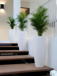 PlantiQue Tower 14 inch Flower Pots for