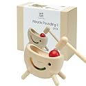 PlanToys® Miracle Pounding II Wooden Pounding Bench Toy for Kids Ages 2+ | Montessori Fine-Motor &amp; Hand-Eye Coordination Activity for Focus &amp; Strength | Eco-Friendly Educational Toy