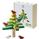 PlanToys® Wooden Balancing Tree Game | Montessori Stacking Toy with Birds for Fine Motor Skills &amp; Coordination | Educational Game for Toddlers, Preschool Kids &amp; Family Play