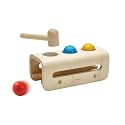 PlanToys® Wooden Hammer Balls Pounding Toy Rubberwood Kids Play Set Fun