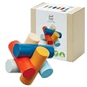 PlanToys® Wooden Log Puzzle for Kids Montessori Brain Teaser 6 Interlocking