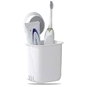 Easy Wall Mount Magic Sticker Self Adhesive Toothbrush Holder Wall Mount Holder, Multiuse Wall Holder for Toothbrushes, Toothpaste, Shaver, Razor and Makeup Brush (Pack of - 1)