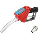 Plastic 1 Inch 25cm Fuel Delivery Gun Gasoline Diesel Oil Nozzle Dispenser Flow Meter.