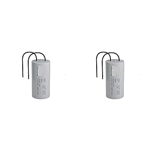 plastic 25 mfd capacitor for ceiling fan and mini cooler motor white -2 pieces