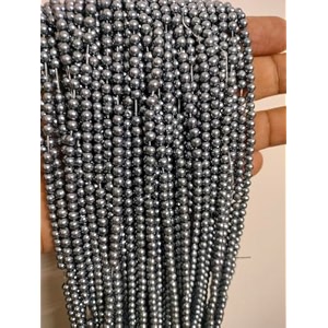 plastic 4 mm beadsmoti kit 1200 pcs for jewellery makingcraftworkdecorations grey