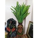 Plastic Artificial Plant with 28 Long Leaves