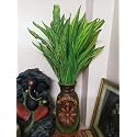 Plastic Artificial Plant Leaves Green Bunch with